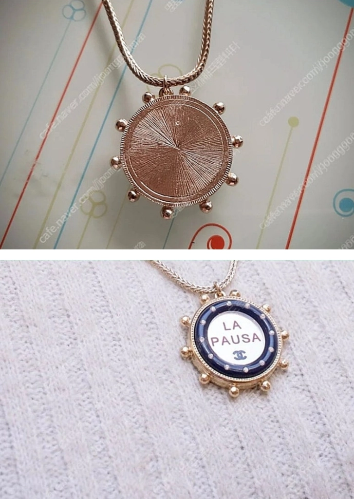 Chanel LA PAUSA 크루즈 목걸이정품 Made inFrance [[ N-S등급]] 이미지