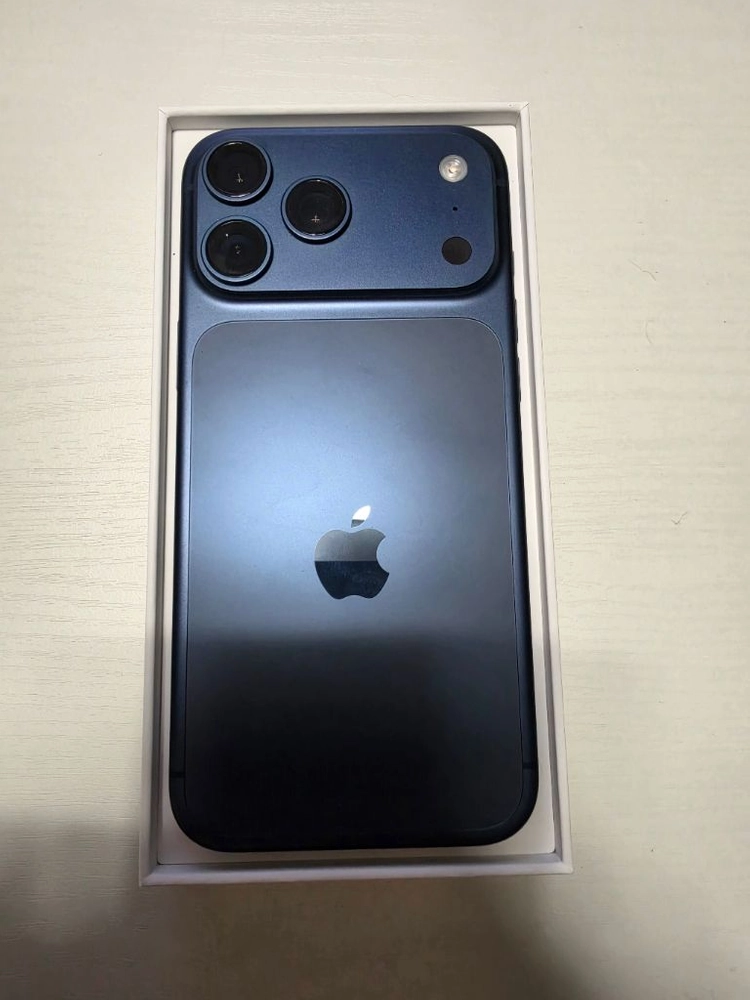 S급 전국최저가) 아이폰 17 프로 맥스 512GB 딥블루 팝니다 이미지