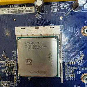 구형 cpu와 메인보드 세트(AMD 애슬론 II X2 245(레고르)) 이미지