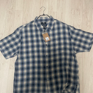 [XL]스투시 Liam Plaid Shirt 리암 플레이드 셔츠 blue 이미지
