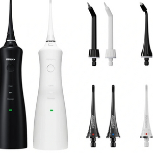 아쿠아픽 트윈팩 구강세정기 AQ-230(화이트/블랙)판매합니다. 이미지