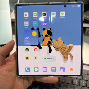 삼성 갤럭시 Z 폴드7 256GB 블루 자급제 이미지