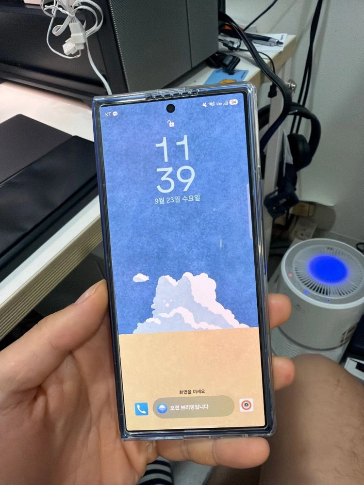 삼성 갤럭시 Z 폴드7 256GB 블루 자급제 이미지