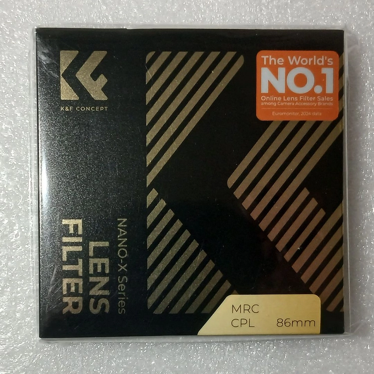 K&F Concept 86mm NANO-X 슬림 MRC CPL 필터 (새상품) 8K AGC Japan Glass 이미지