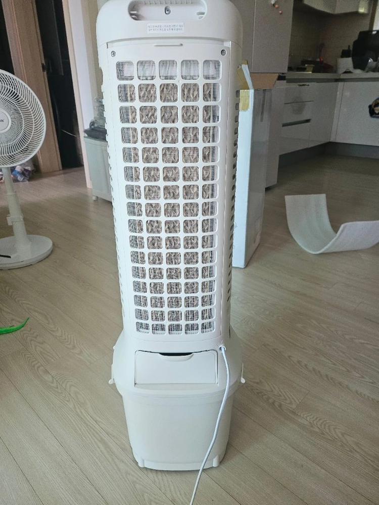 끌리젠 냉풍기 냉방기 에어쿨러 에어컨 선풍기 가정용 업소용 산업용 이동식 냉각 얼음 이미지