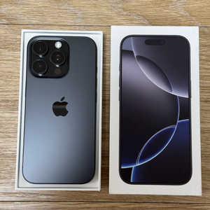 아이폰 16프로 256gb 블랙 이미지
