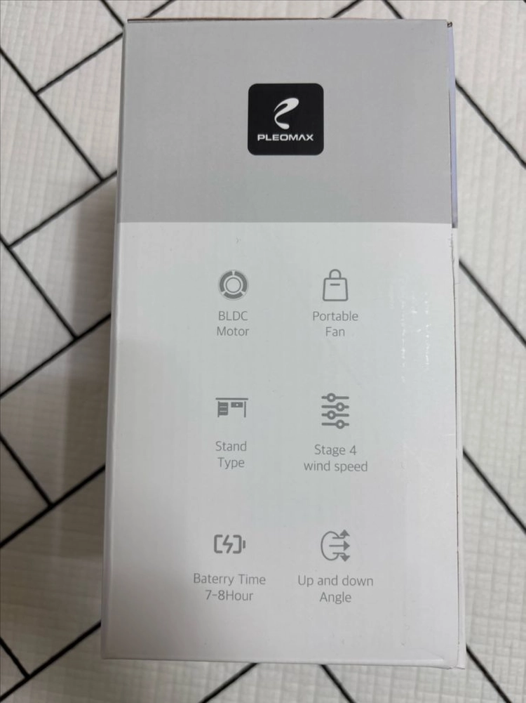 무선 탁상용 선풍기 이미지