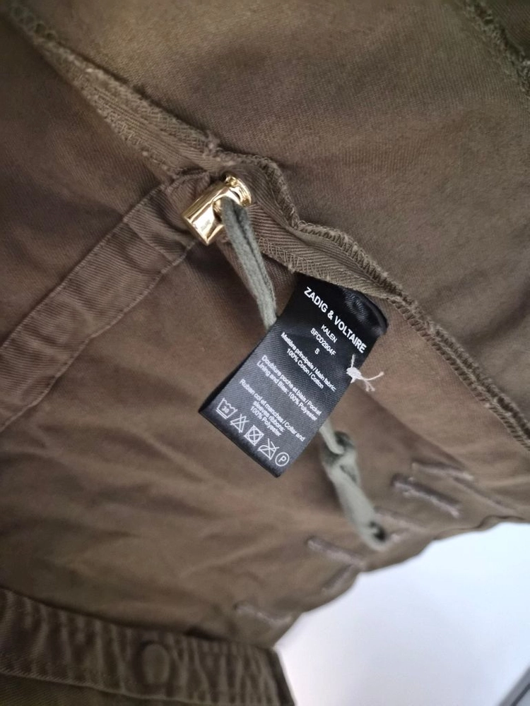 쟈딕앤볼테르(ZADIG&VOLTAIRE) 카키 자수 패치 야상 자켓 (S) 이미지