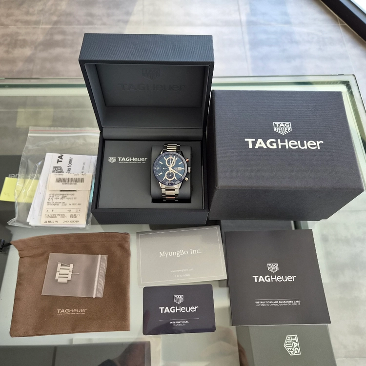태그호이어 준신형 까레라 크로노 41mm 청판 CBM2112(2021년식) 이미지