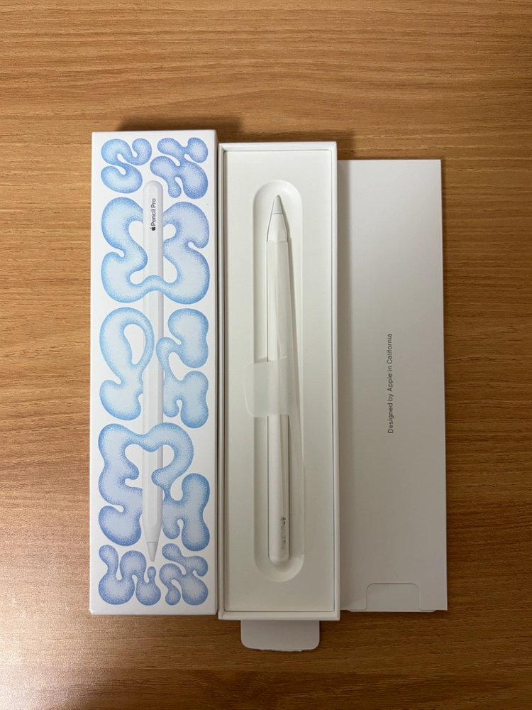 130만원 iPad Pro 11인치 M4 Wi-Fi 256GB 실버와 Apple Pencil Pro, 애케플 구성 이미지