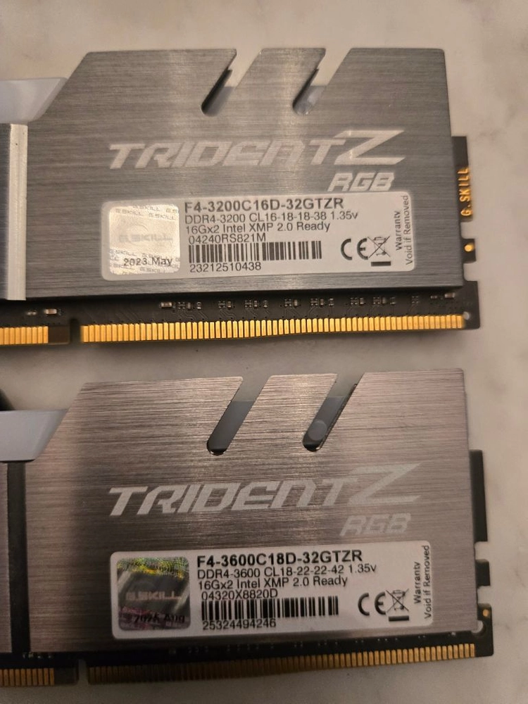 지스킬 트라이던트Z DDR4 32GB(16GBx2) 튜닝램 이미지