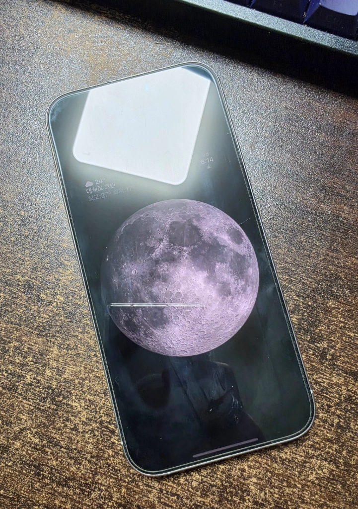 아이폰 16 프로 맥스 256gb 화이트 상태 s급 이미지