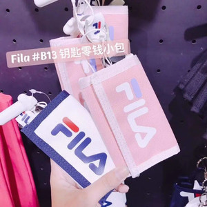 휠라 연핑크 딸기우유 목걸이 지갑 이미지