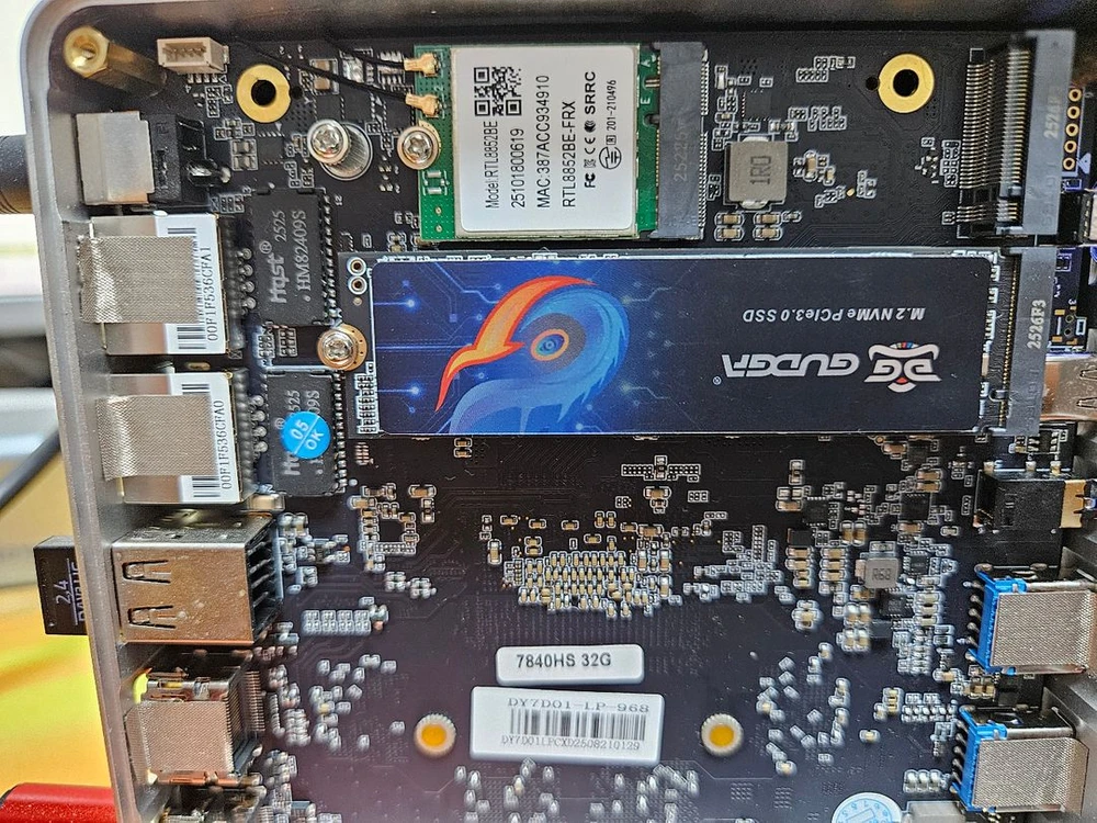 젠머신 7840HS/32g/512 미니pc deskmini nuc 데스크미니 이미지