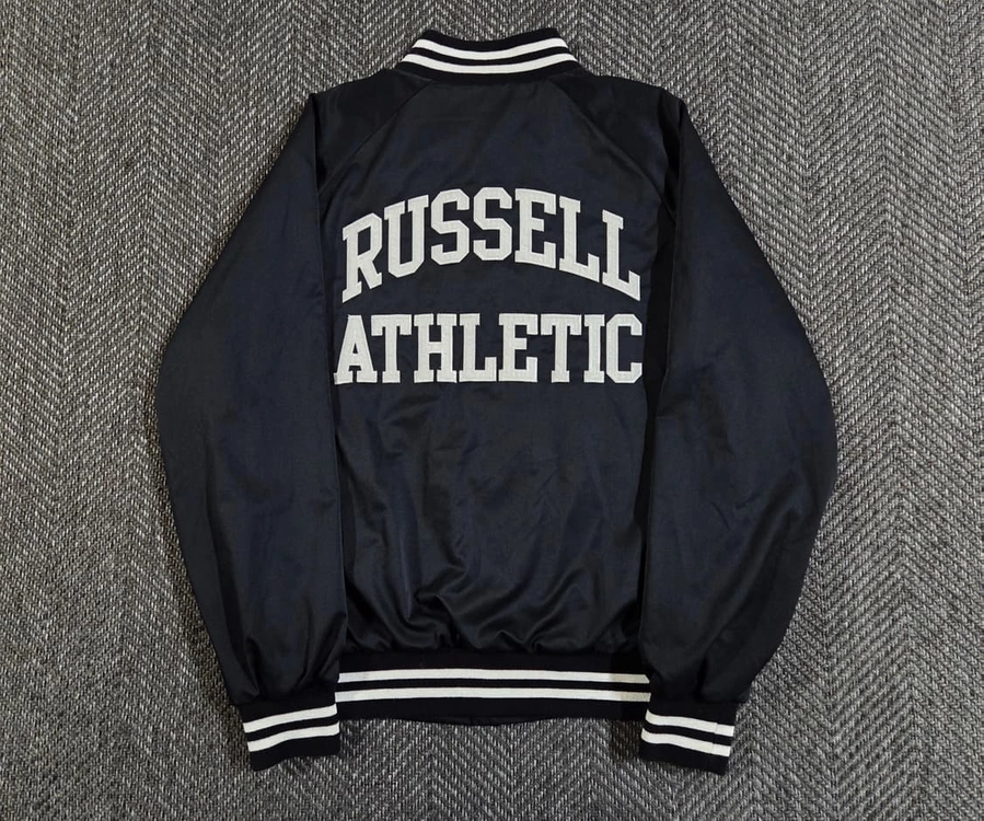 러셀 Russell 블랙 스타디움 바시티 자켓 이미지