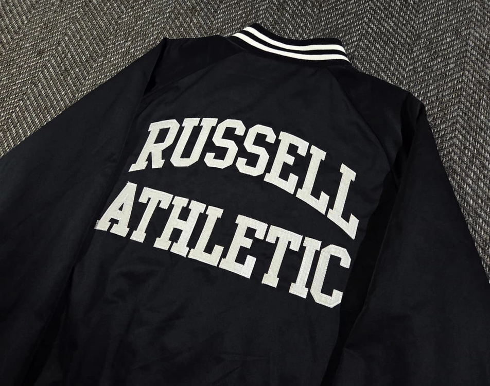 러셀 Russell 블랙 스타디움 바시티 자켓 이미지