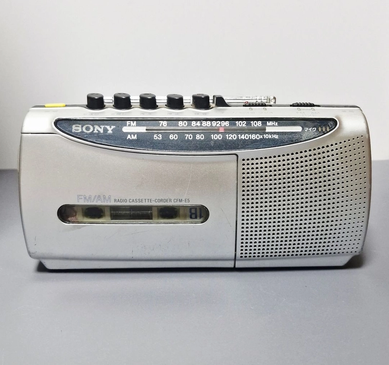 SONY 일본 내수용 빈티지 라디오 카세트 이미지