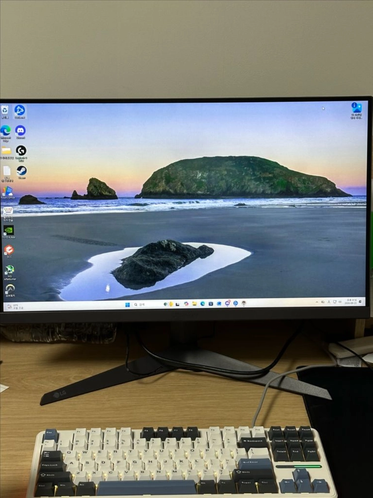 LG FHD 24인치 180hz 모니터 판매 이미지