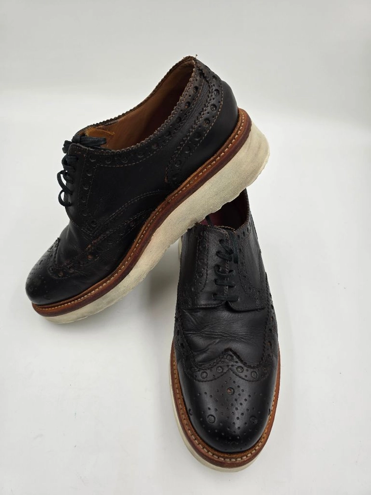 정품그렌슨 GRENSON 천연가죽 윙팁 구두 사이즈 8(270) 이미지