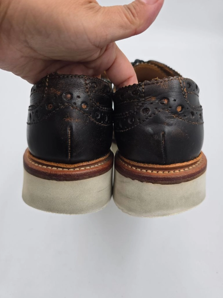 정품그렌슨 GRENSON 천연가죽 윙팁 구두 사이즈 8(270) 이미지