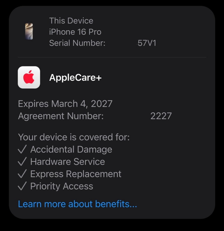 아이폰 16 프로 512기가 애플케어 iPhone 16 Pro 512GB AppleCare 이미지
