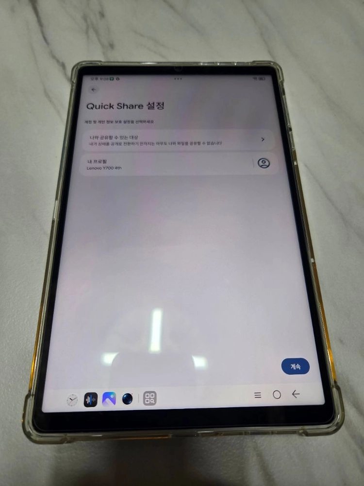 레노버 y700 4세대 화이트 12G 256GB 탭갤에디숀(한글화 99%) 이미지