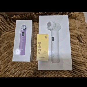 (박스미개봉 정품) 메디큐브 에이지알 부스터 프로 라벤더 + 울트라튠 + 글루타치온 앰플 세트 이미지