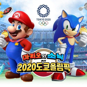 닌텐도 스위치 마리오와 소닉 AT 2020 도쿄 올림픽 이미지