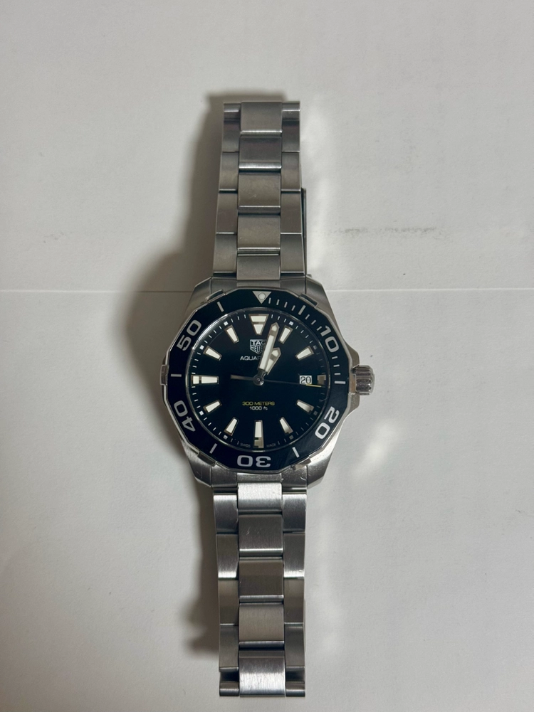 태그호이어 아쿠아레이서 쿼츠 41mm 검판 이미지