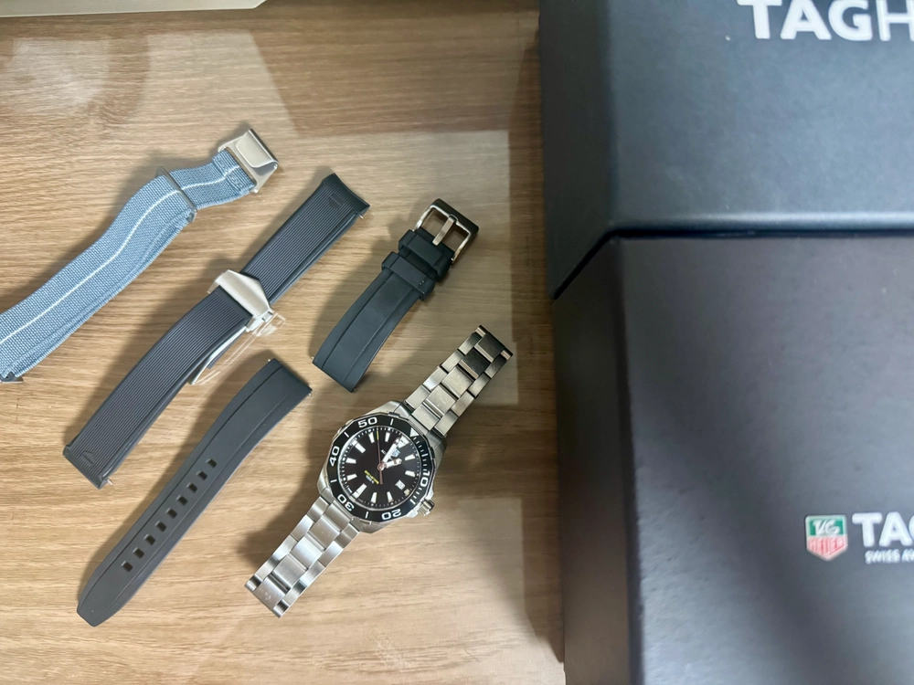 태그호이어 아쿠아레이서 쿼츠 41mm 검판 이미지