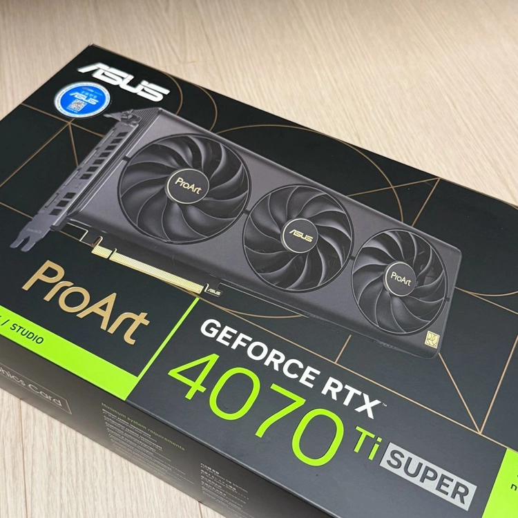 ASUS ProArt RTX 4070 Ti Super - 안심되는 중고거래