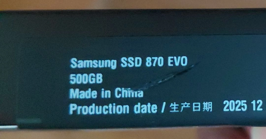 870evo 500GB 미개봉 19만원에 팝니다(2024년12월 생산) 이미지