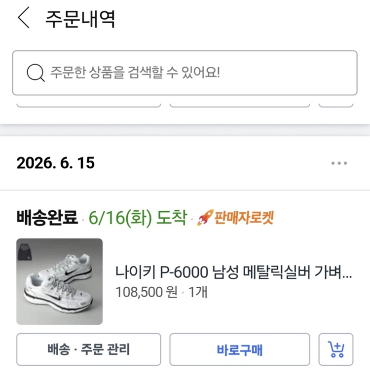 나이키P6000 (255size) 이미지