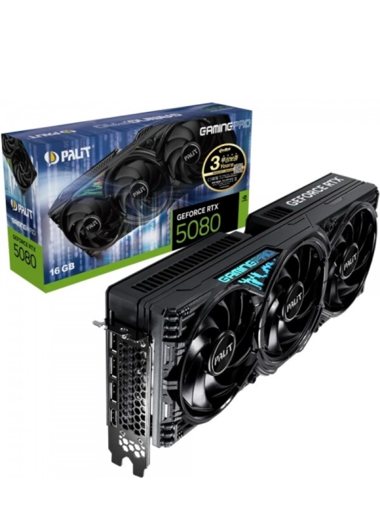 (미개봉)PALIT RTX 5080 GAMINGPRO 16GB - 안심되는 중고거래
