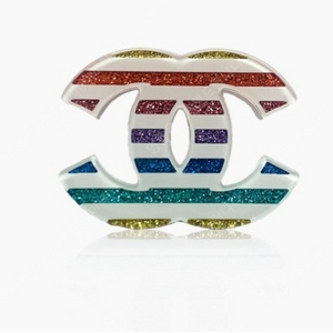 Chanel Rain Bow Brooch 희망 과 행운을 상징하는 무지개브로치 정품 이미지