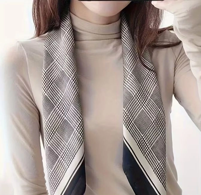 보헤미안 하운드투스 체크스카프 이미지