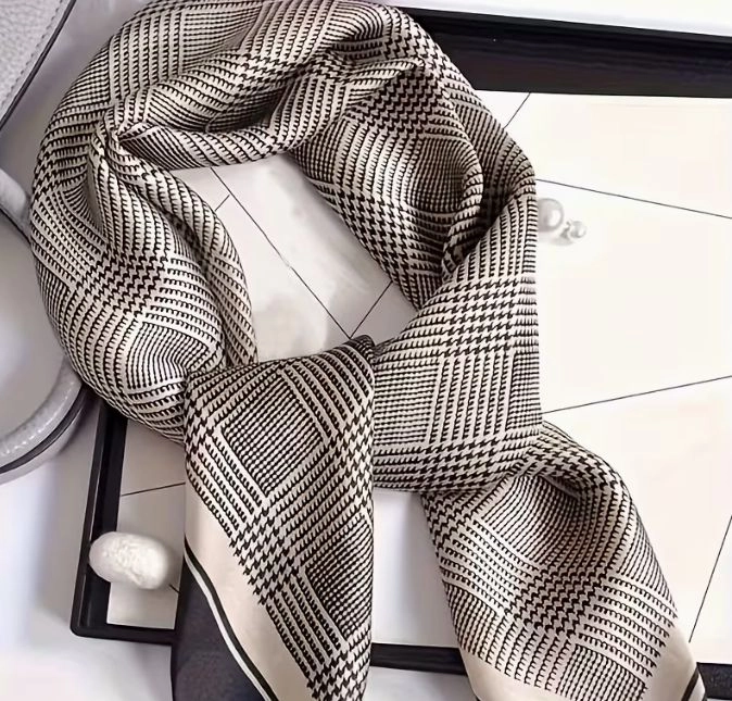 보헤미안 하운드투스 체크스카프 이미지