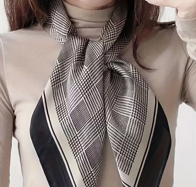 보헤미안 하운드투스 체크스카프 이미지