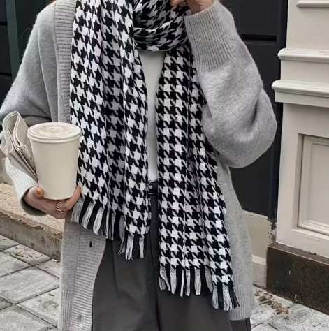 하운드투스 체크목도리 이미지
