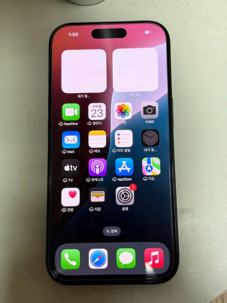 아이폰 16프로 블랙 128GB 이미지