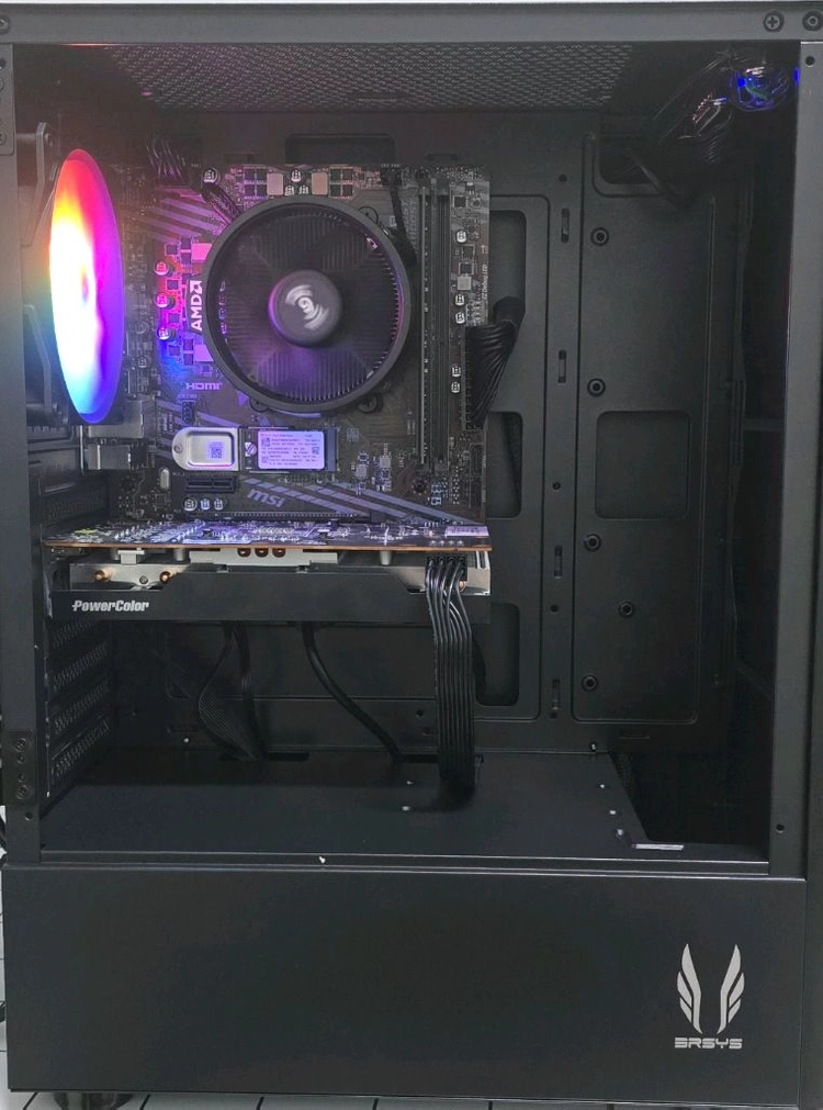 AMD5600, rtx 5060 미사용 게이밍 pc팝니다 - 안심되는 중고거래