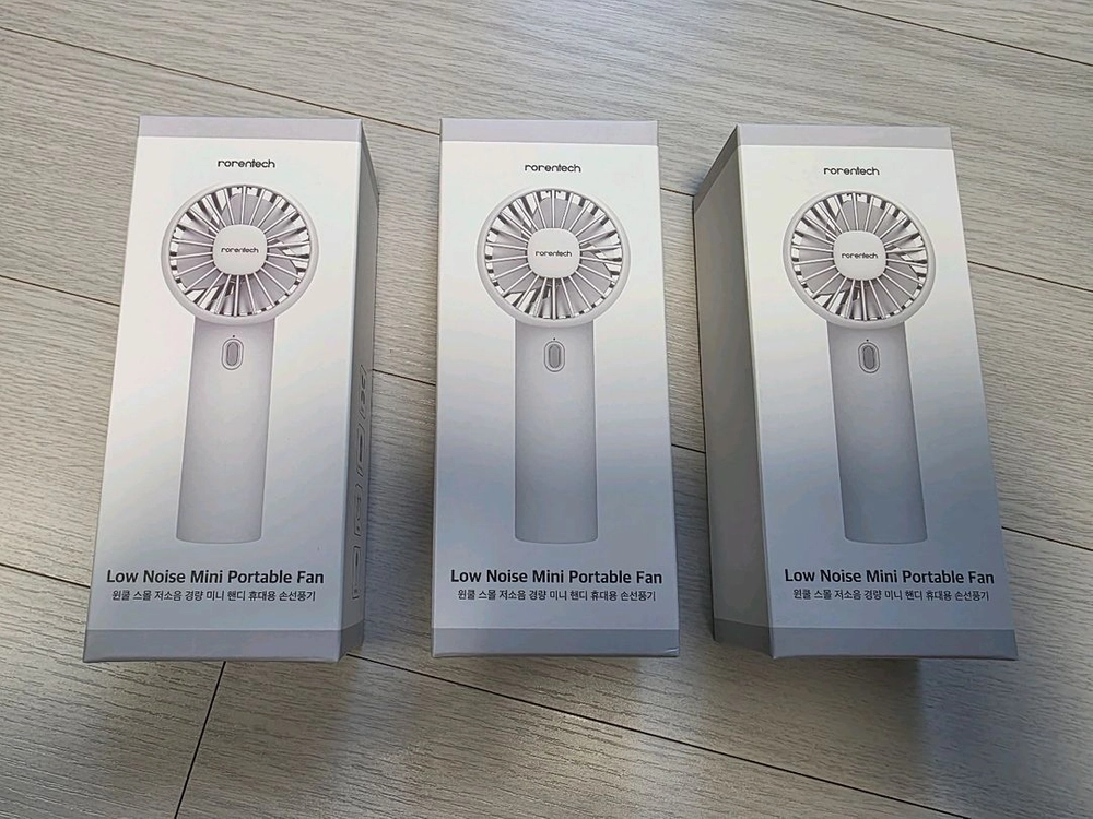 로렌텍 스몰 저소음 경량 미니 핸디 휴대용 손선풍기 3개 이미지