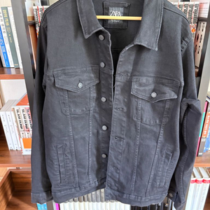 ZARA 데님 자켓 XL (블랙) 이미지