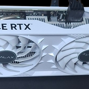 갤럭시 GALAX 지포스 RTX 4060 WHITE OC D6 8GB 이미지