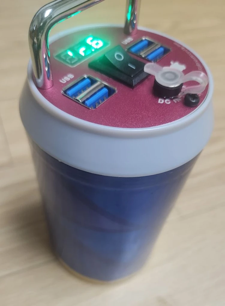 맥주캔 파워뱅크 맥뱅(12.6V 10A) 이미지