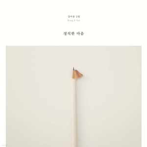 강아솔 - 2집 정직한 마음 (투명 컬러 LP) 발매 10주년 기념반 이미지