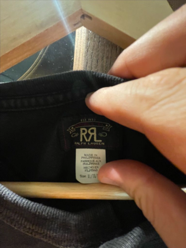 rrl 인디고 헨리 셔츠 이미지