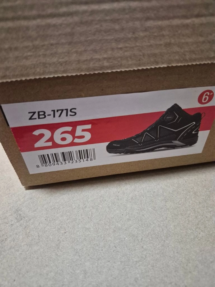 워킷 다이얼 안전화 ZB-171S 블랙 265 새상품 이미지