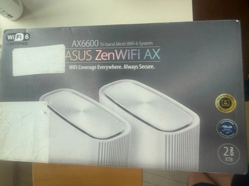 ASUS ZenWiFi AX6600(XT8) mesh 공유기 2개 이미지