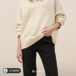 시스템 울 블렌드 후드 니트탑 랑방 마인 타임 sjsj 더캐시미어 오브제 이미지